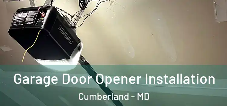  Garage Door Opener Installation Cumberland - MD
