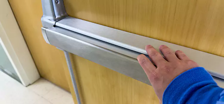 Installing a Push Bar on a Door Cumberland